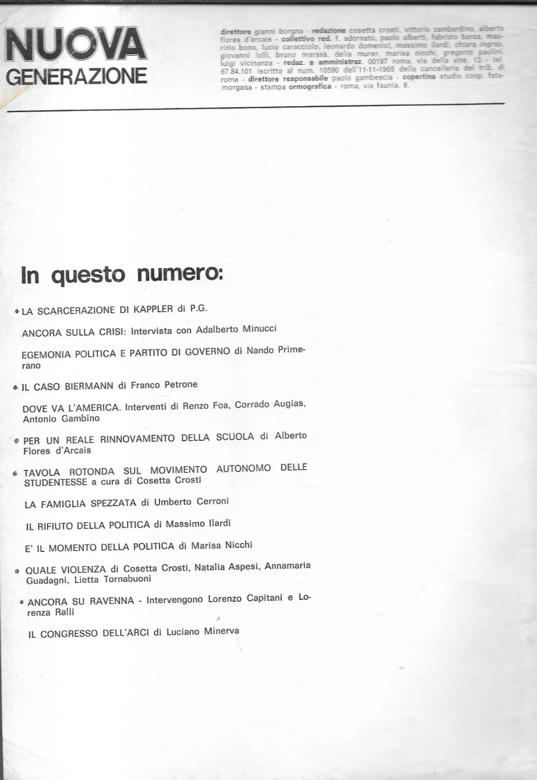 NUOVA GENERAZIONE DICEMBRE 1976 RIVISTA DELLA FEDERAZIONE GIOVANILE COMUNISTA