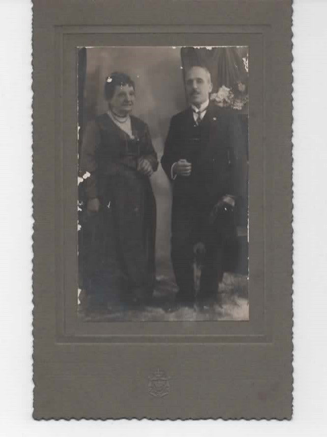 Foto primi '900 Coppia elegante, Borghesia