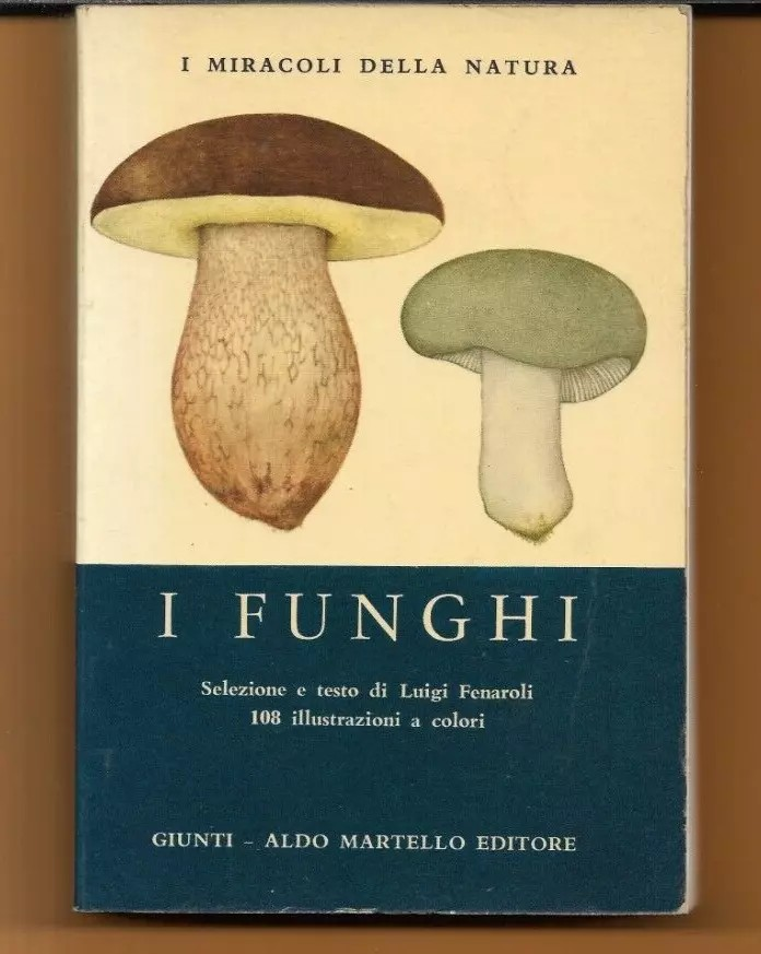 I FUNGHI 108 ILLUSTRZIONI A COLORI LUIGI FENAROLI , I MIRACOLI DELLA NATURA 1974