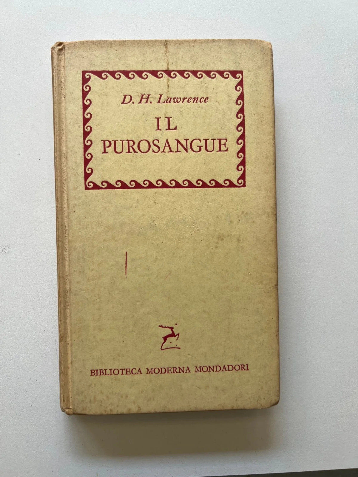 D.H. LAWRENCE IL PUROSANGUE BILBIOTECA MODERNA MONDADORI 1957