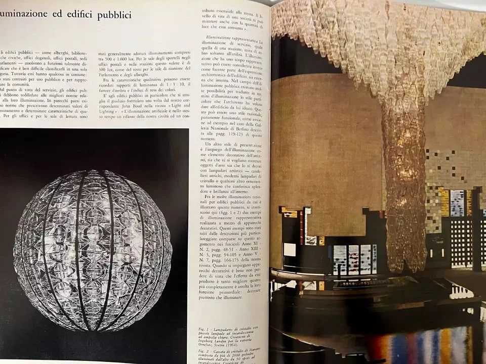 Architettura DESIGN Rivista Internazionale d'illuminazione anno XVII n° 4 , 1972