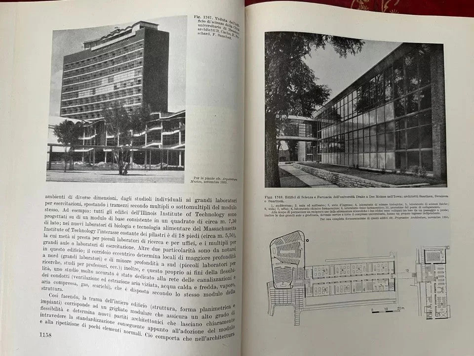 PASQUALE CARBONARA Architettura Pratica Vol. 3 Tomo II SCUOLE UTET 1958