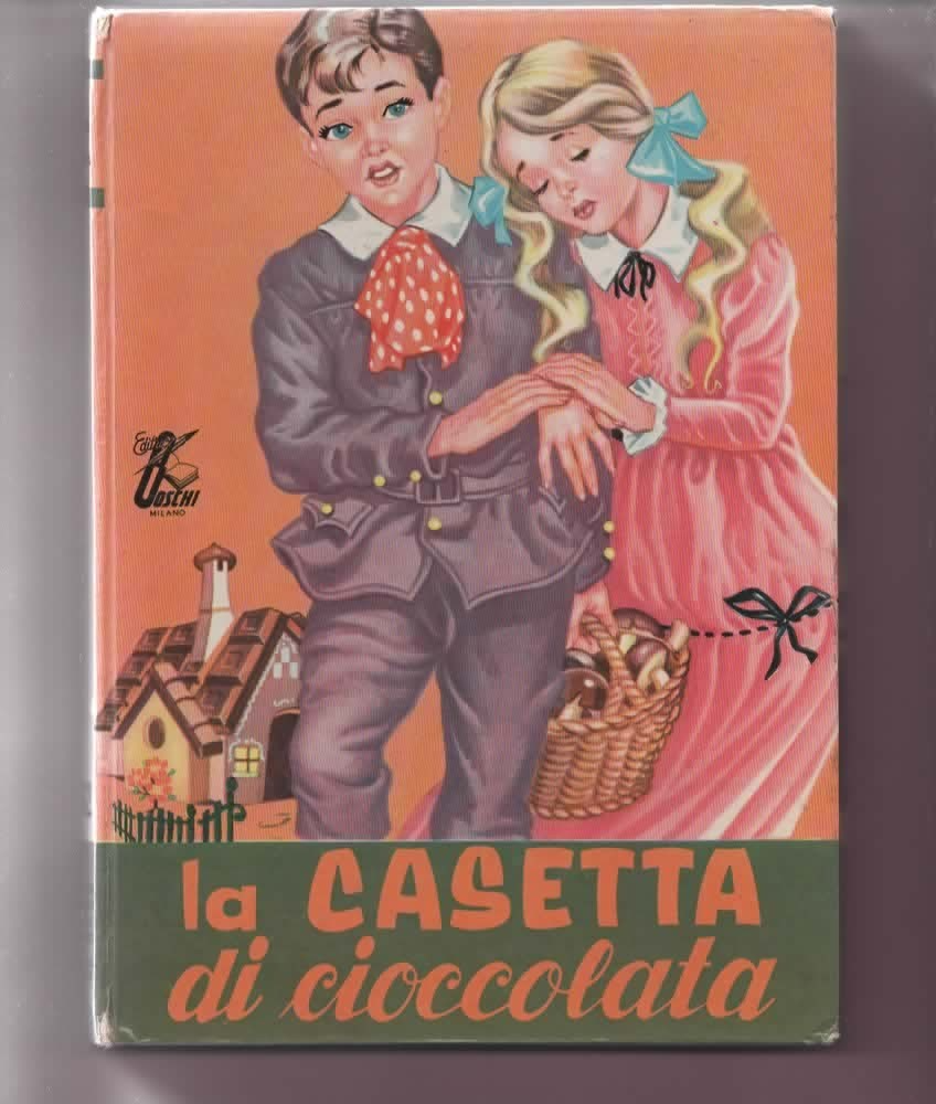 LA CASETTA DI CIOCCOLATA LAURA OKLEI ROMITI 1957 BOSCHI PRIMA EDIZIONE ILLUSTR.
