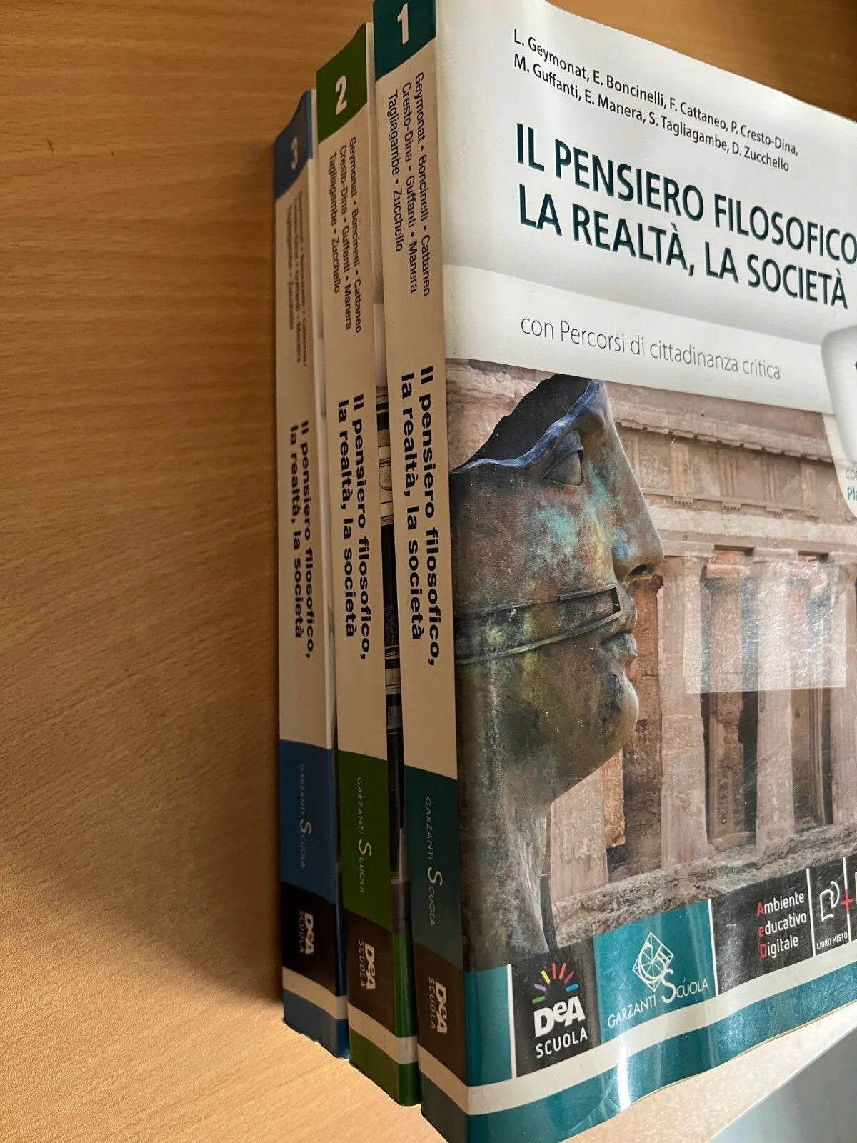 IL PENSIERO FILOSOFICO LA REALTA' LA SOCIETA' : 3 VOLUMI GEYMONAT, BONCINELLI