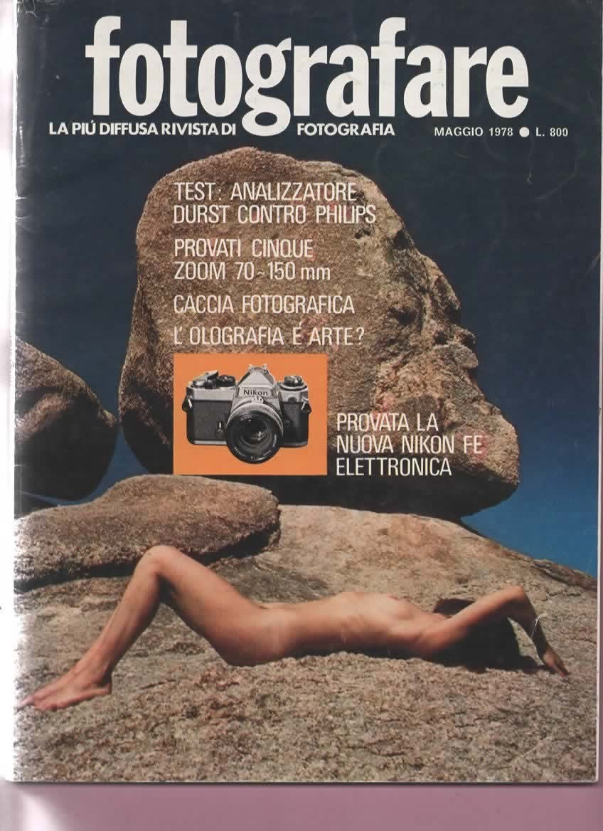 RIVISTA FOTOGRAFARE ANNO VII N 5 MAGGIO 1978 - NIKON FE