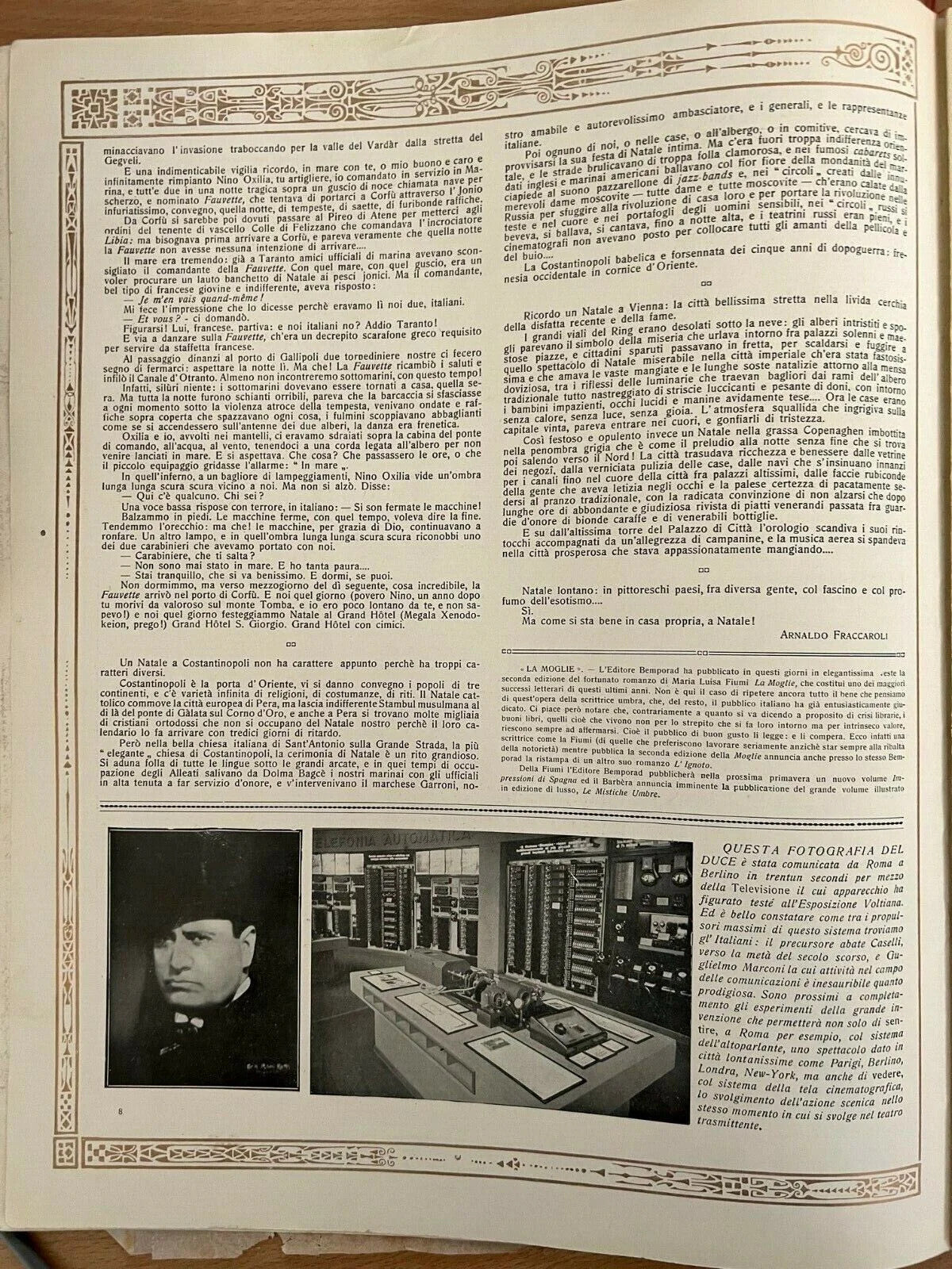 RIVISTA SCENA ILLUSTRATA DICEMBRE 1927 EDIZIONE DI GRAN LUSSO PER BIBLIOFILI