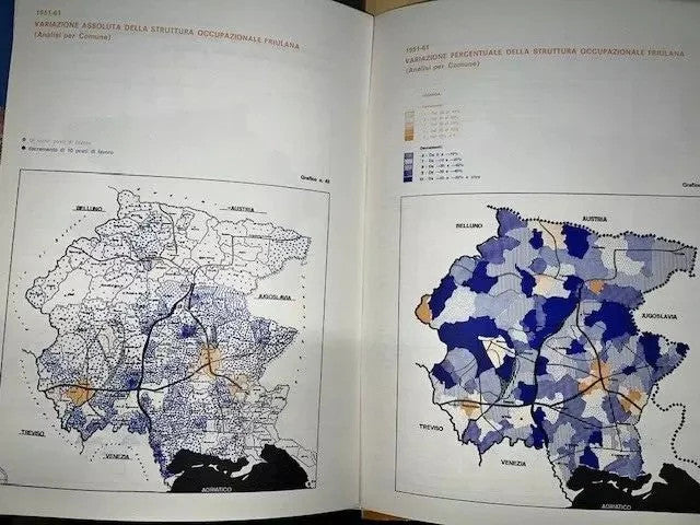 ARCHITETTURA LA STRUTTURA URBANISTICA FRIULANA ANALISI E PROSPETTIVE CON 8 TAVOL
