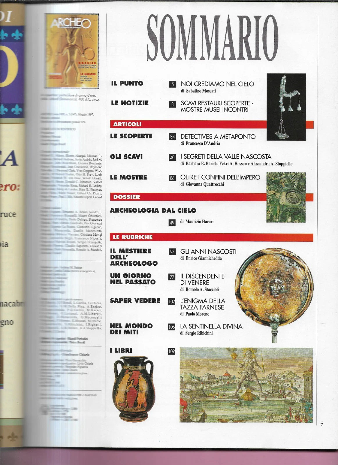 L'ARCHEOLOGIA VISTA DAL CIELO ARCHEO ANNO XIII NUMERO 5 ( 147 ) DE AGOSTINI 199