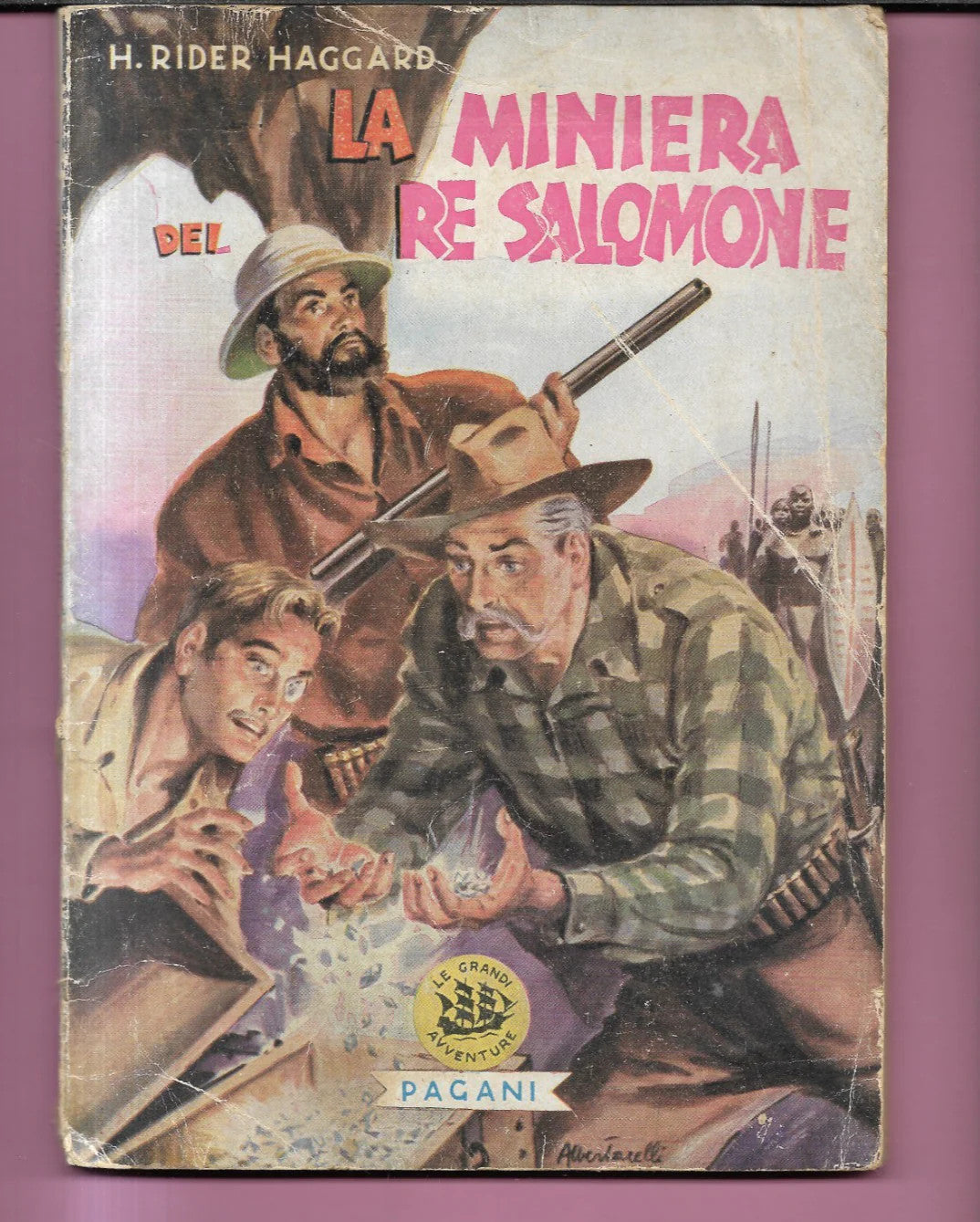 H. RIDER HAGGARD LA MINIERA DEL RE SALOMONE PAGANI EDITRICE ILLUSTRATO