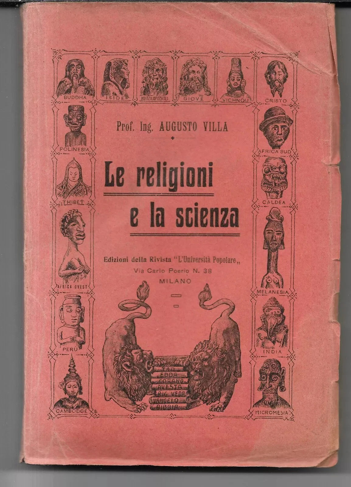 Le Religioni e la Scienza Augusto Villa L’università Popolare 1900