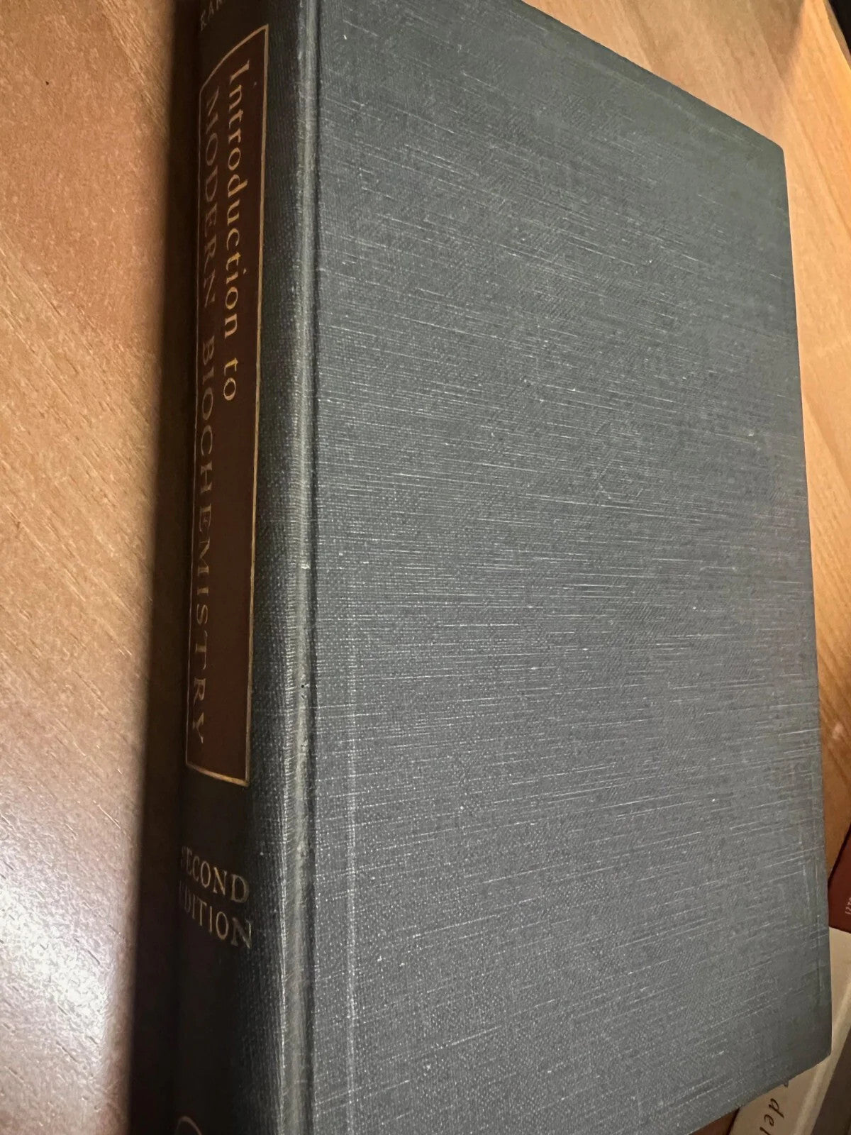 INTRODUCTION TO MODERN BIOCHEMISTRY P. Karlson, 1965