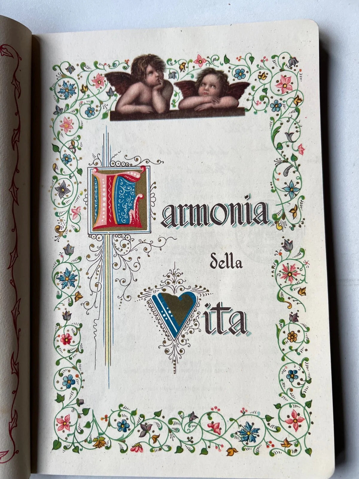 L'Armonia della Vita libro famiglia illustrato Bambini Santi 1947 Editr. Ancora
