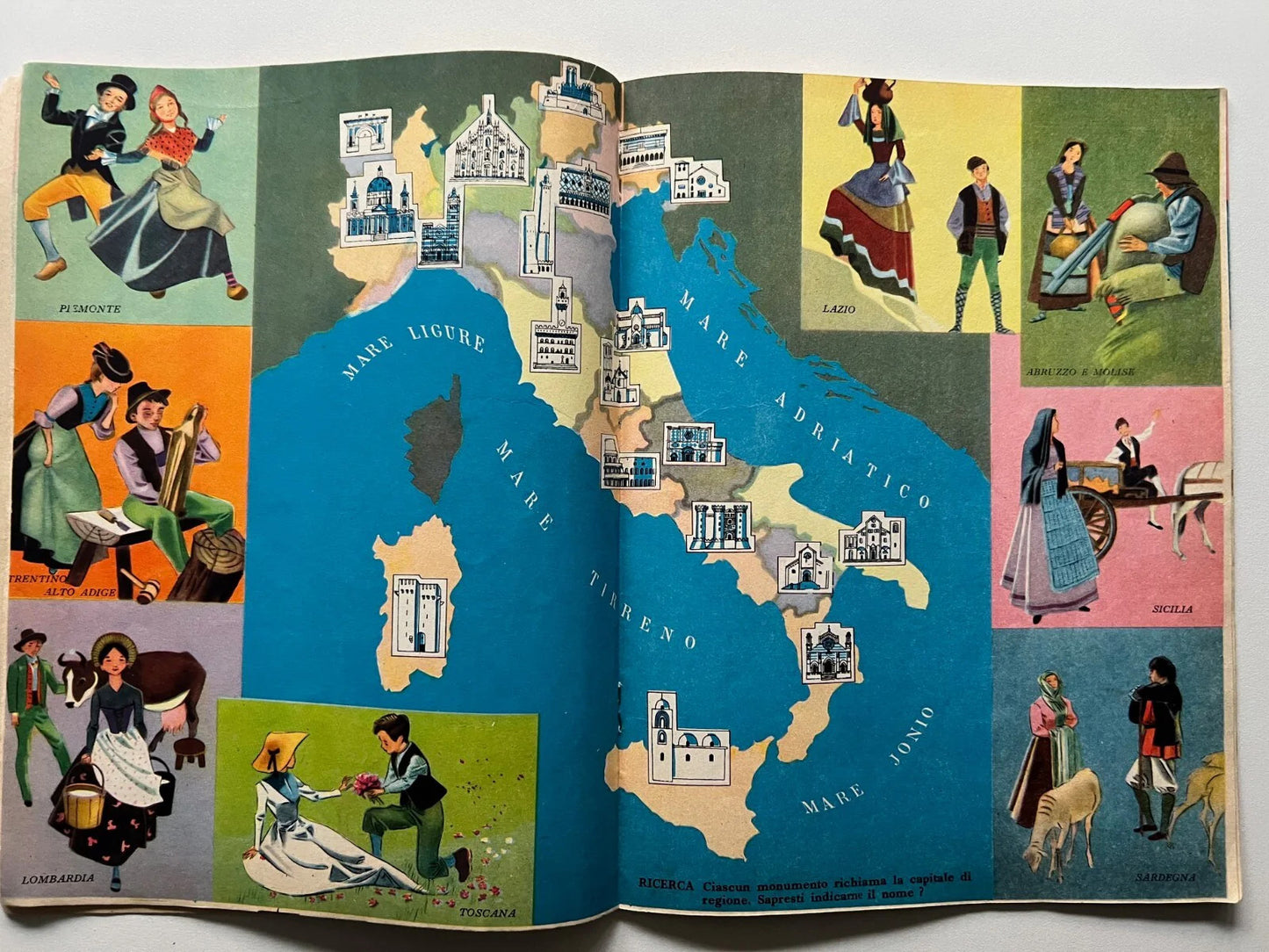 ESPLORIAMO L'ITALIA ALBO ILLUSTRATO STUDIO GEOGRAFIA 1963 EDITRICE LA SCUOLA