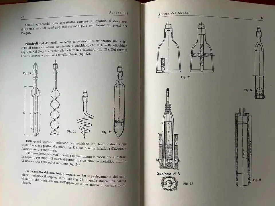 INGEGNERIA YVES GASC FONDAZIONI EDIZIONI C.E.L.I. BOLOGNA 1965