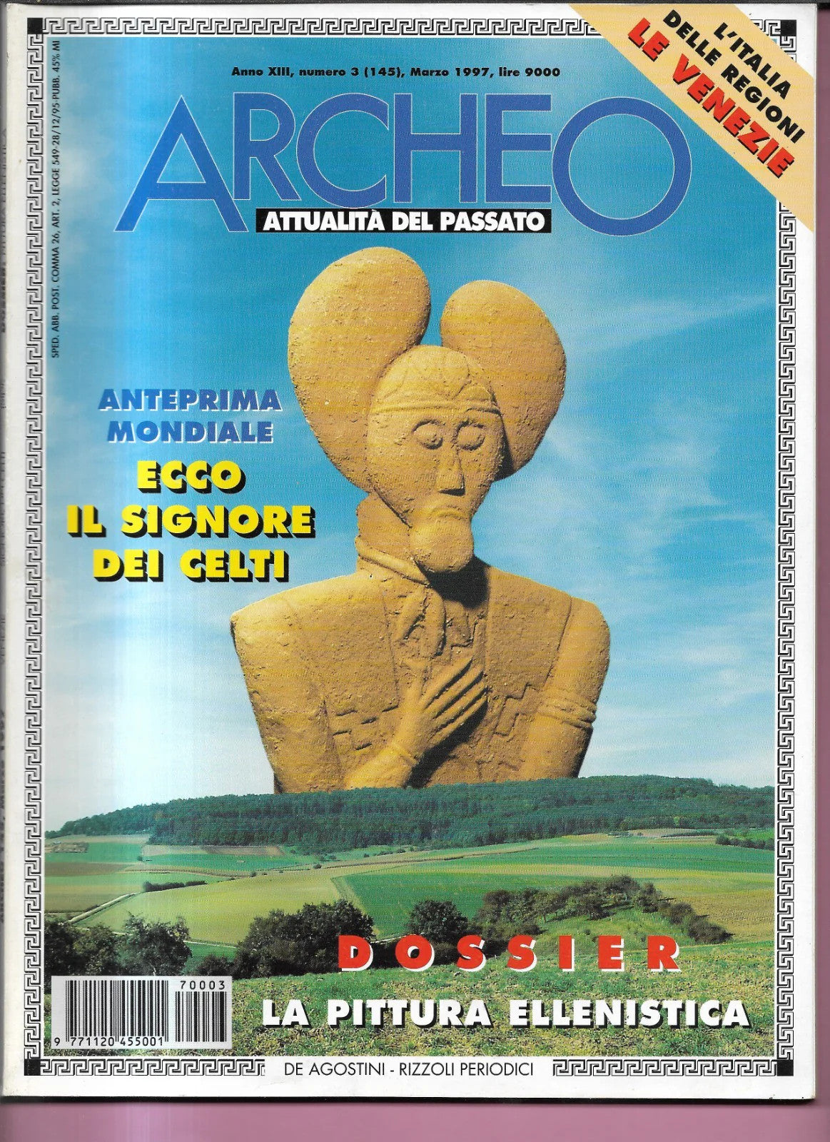 CELTI, PITTURA ELLENISTA ARCHEO ANNO XIII NUMERO 3 ( 145 ) DE AGOSTINI 1997