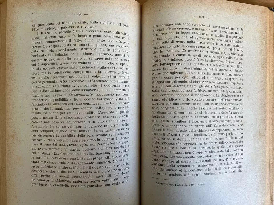 1894 Michele Longo Trattato di Codice Penale Italiano dei Reati e delle Pene