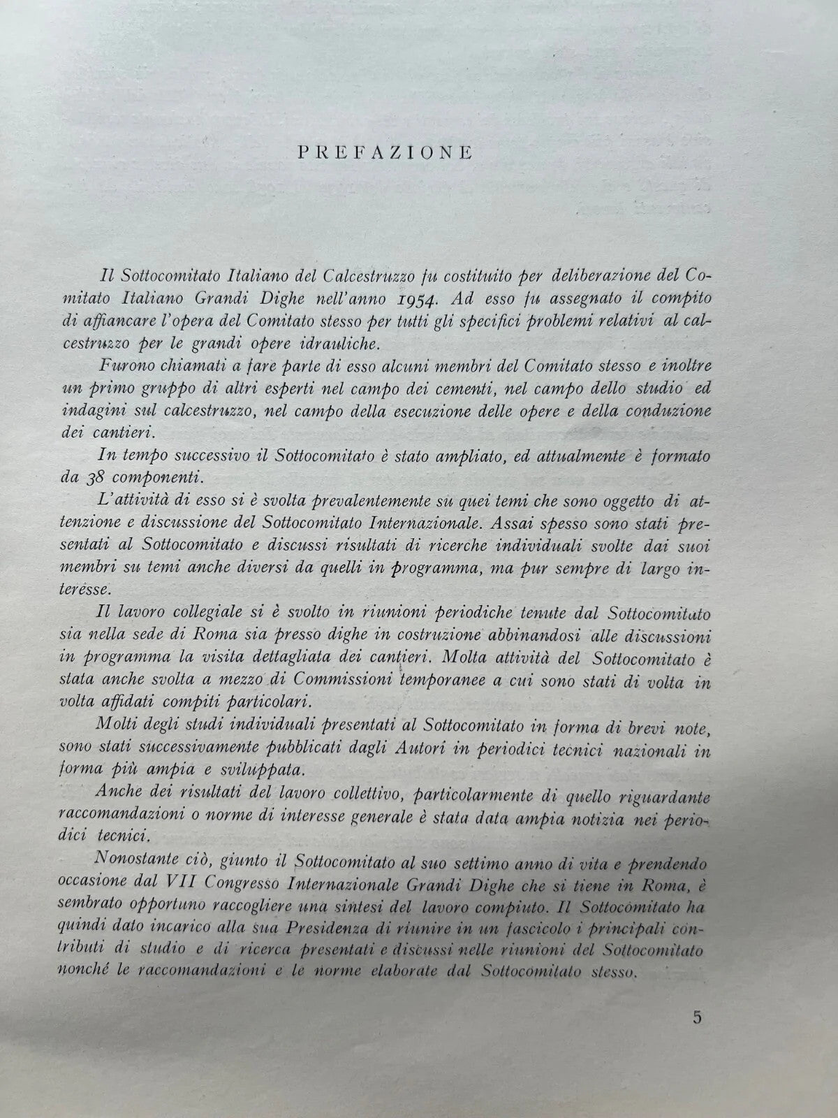 INGEGNERIA COMMISSIONE INTERNAZIONALE GRANDI DIGHE CONGRESSO INTERNAZIONALE 1961