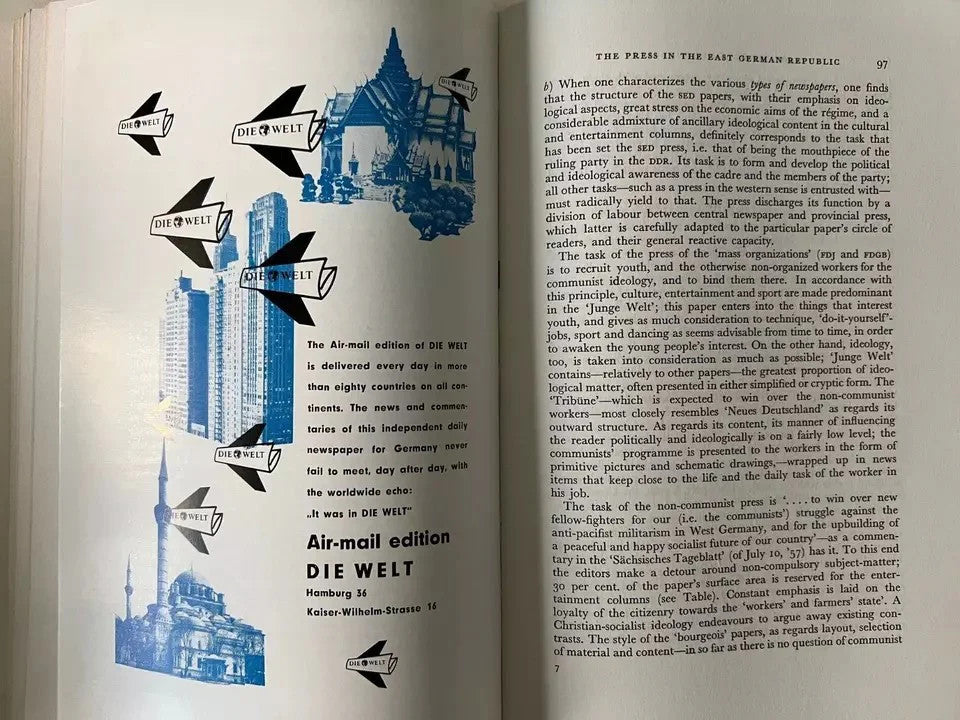 1959 WEST GERMAN GAZETTE INTERNATIONAL JOURNAL OF MASS COMMUNICATION STUDIES