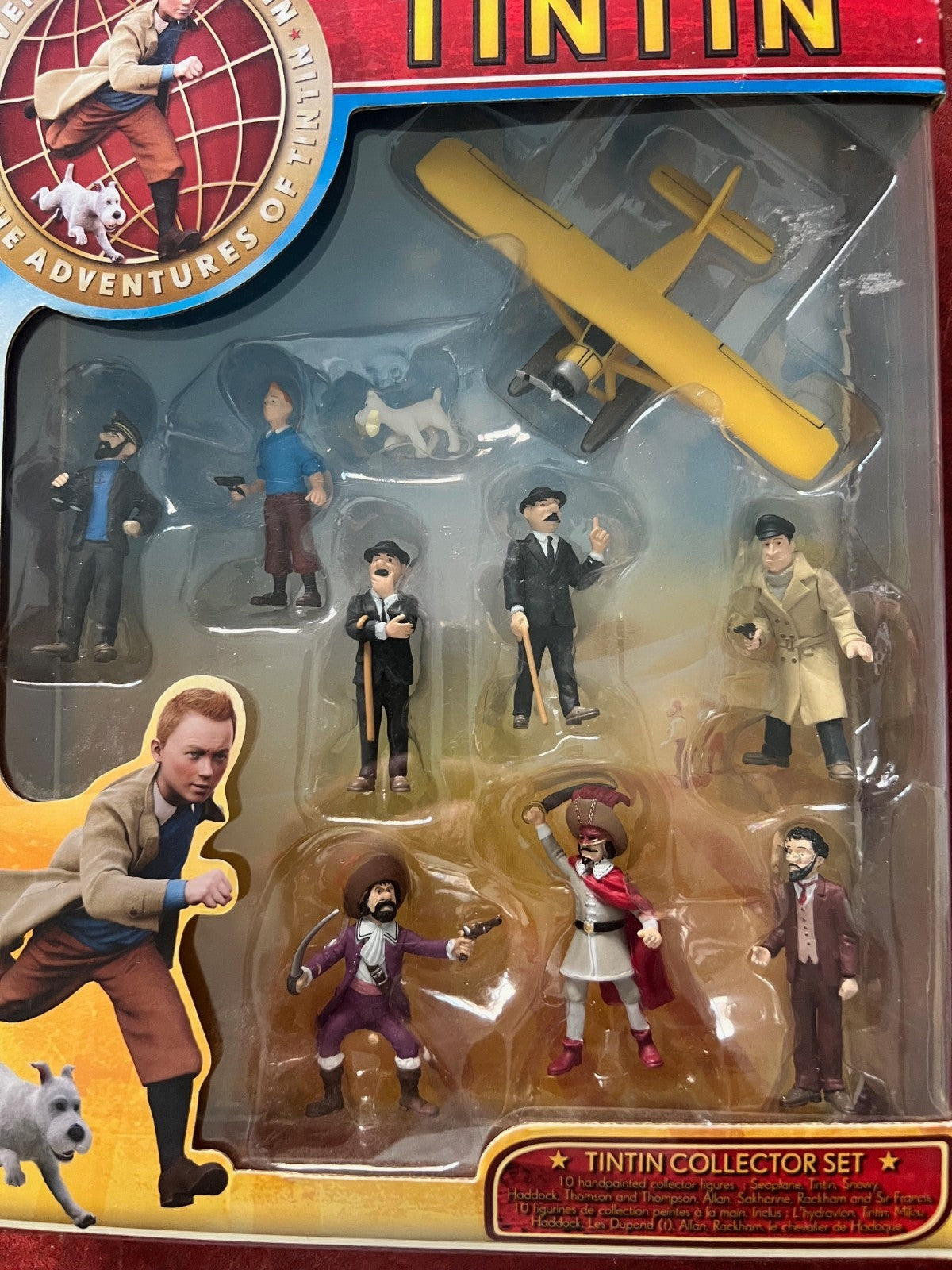 Le avventure di Tintin Set da collezione Plastoy 10 figure da collezione sealed