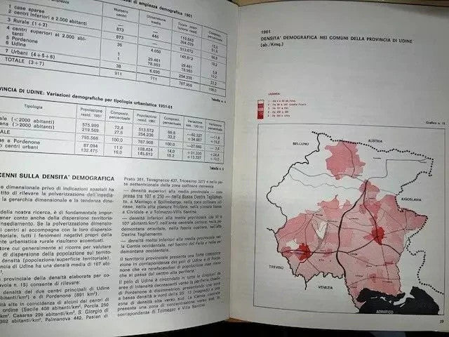 ARCHITETTURA LA STRUTTURA URBANISTICA FRIULANA ANALISI E PROSPETTIVE CON 8 TAVOL