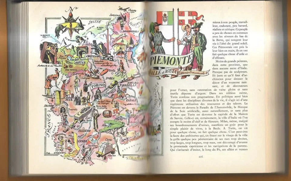 L'ITALIE - L'ART EN ITALIE , DORE' OGRIZEK , 1950 ODE' PARIS ILLUSTRATO COSTUMI
