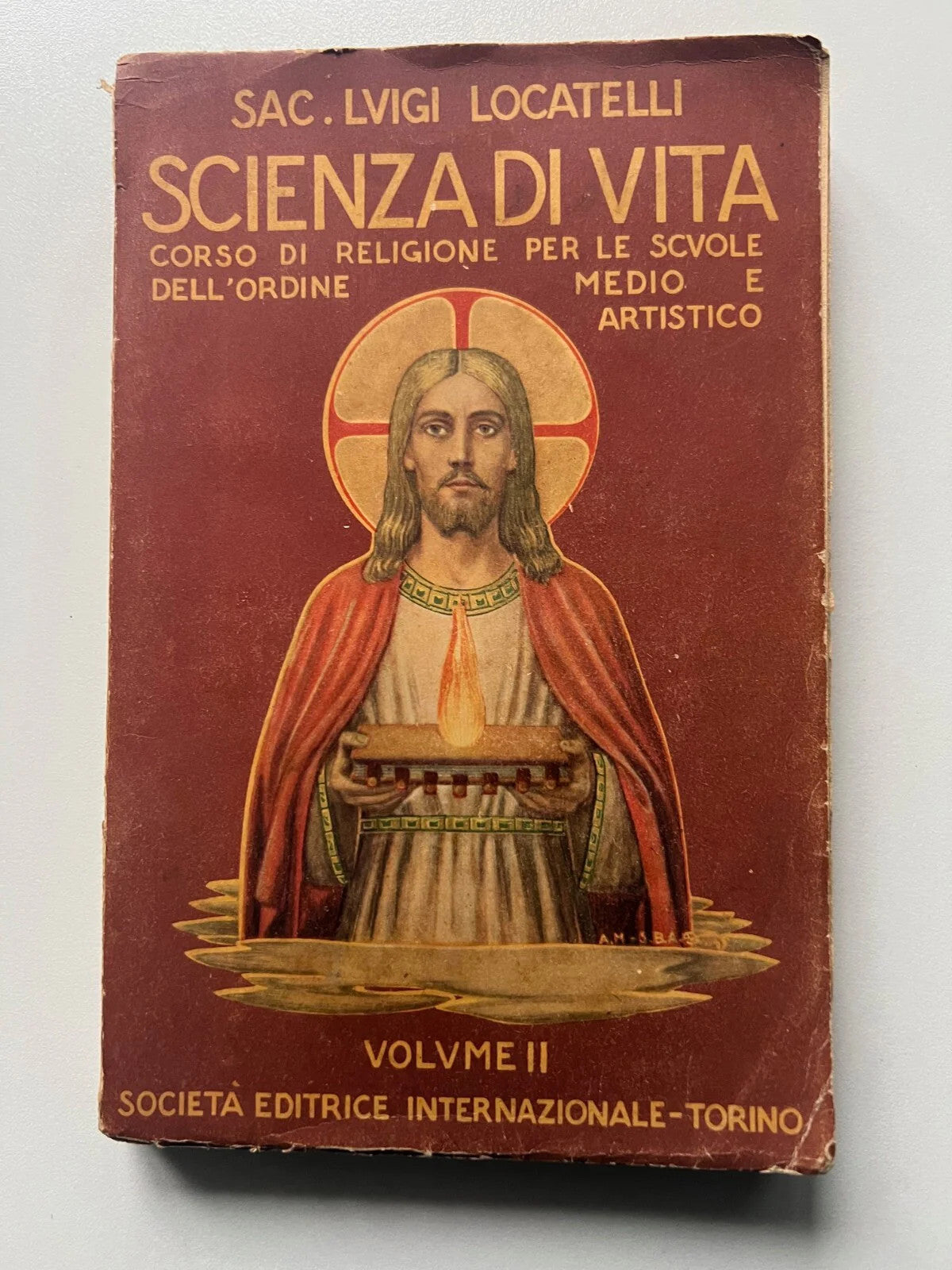 SCIENZA DI VITA VOL. II DIO E' L'AIUTO 1941 SAC. LUIGI LOCATELLI ILLUSTRATO