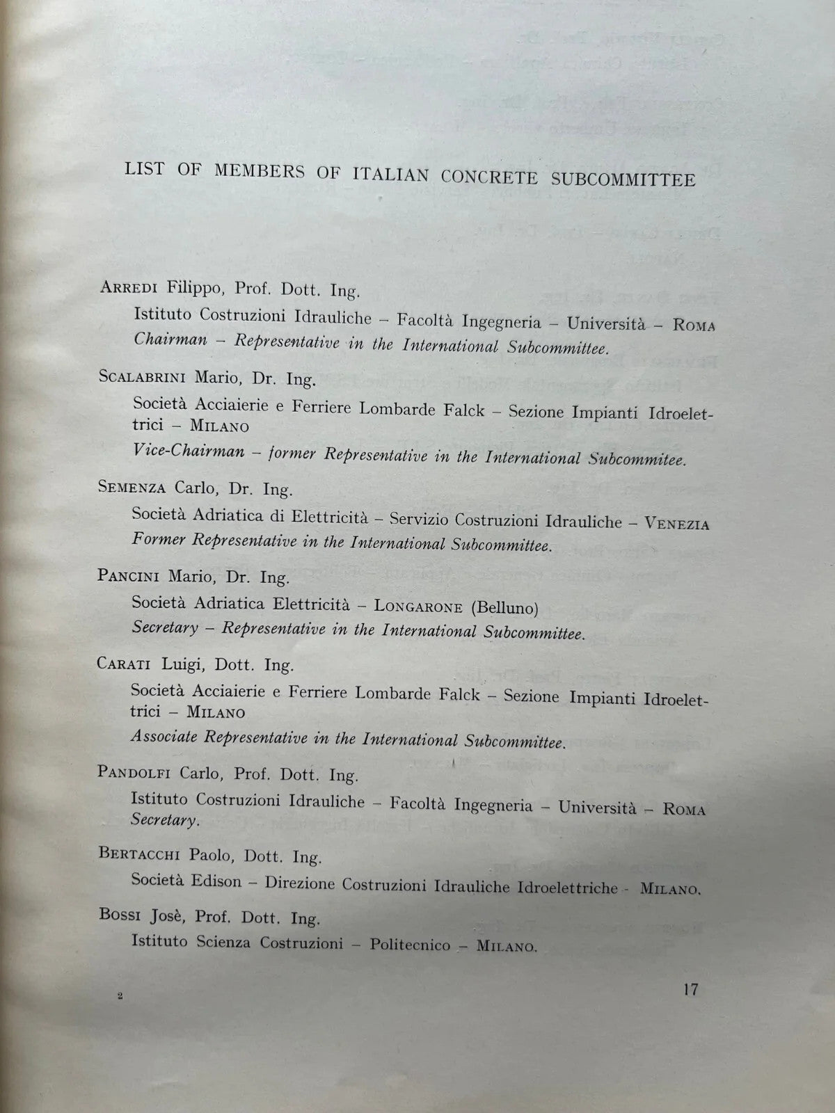 INGEGNERIA COMMISSIONE INTERNAZIONALE GRANDI DIGHE CONGRESSO INTERNAZIONALE 1961