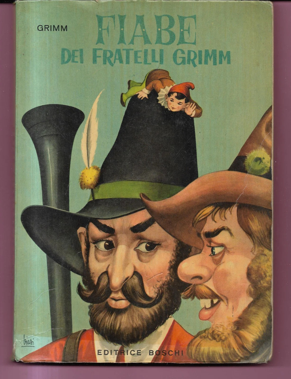FIABE DEI FRATELLI GRIM EDITRICE BOSCHI 1953 ILLUSTRAZIONI JACONO