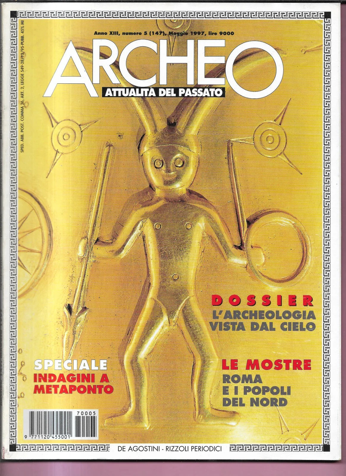 L'ARCHEOLOGIA VISTA DAL CIELO ARCHEO ANNO XIII NUMERO 5 ( 147 ) DE AGOSTINI 199