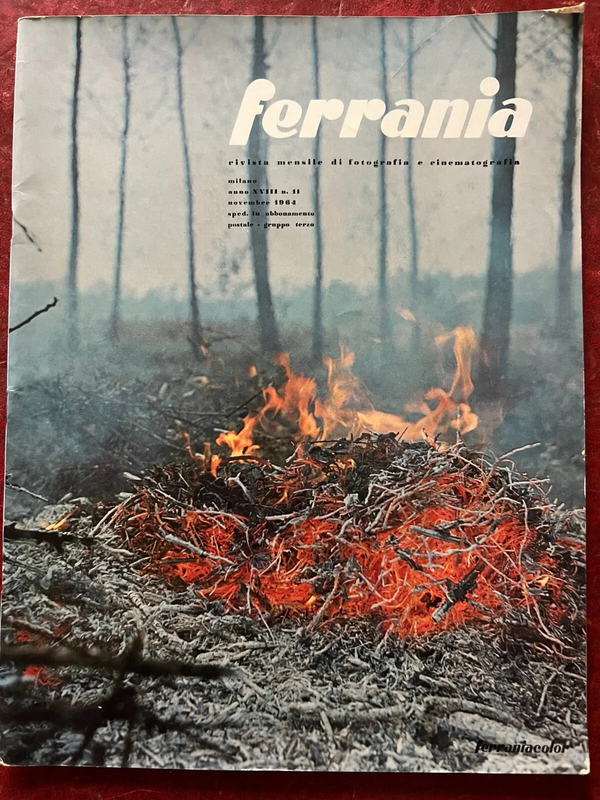 FERRANIA RIVISTA MENSILE DI FOTOGRAFIA E CINEMATOGRAFIA N.11 NOVEMBRE 1964