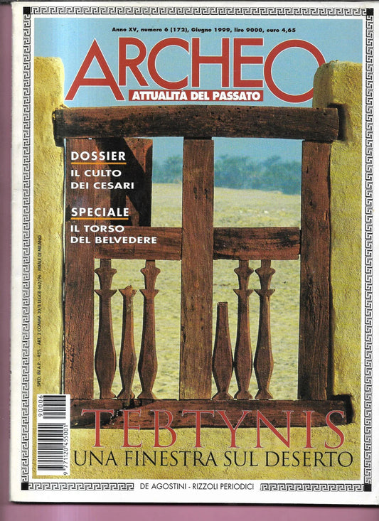IL CULTO DEI CESARI ARCHEO ANNO XV NUMERO 6 ( 172 ) DE AGOSTINI 1999