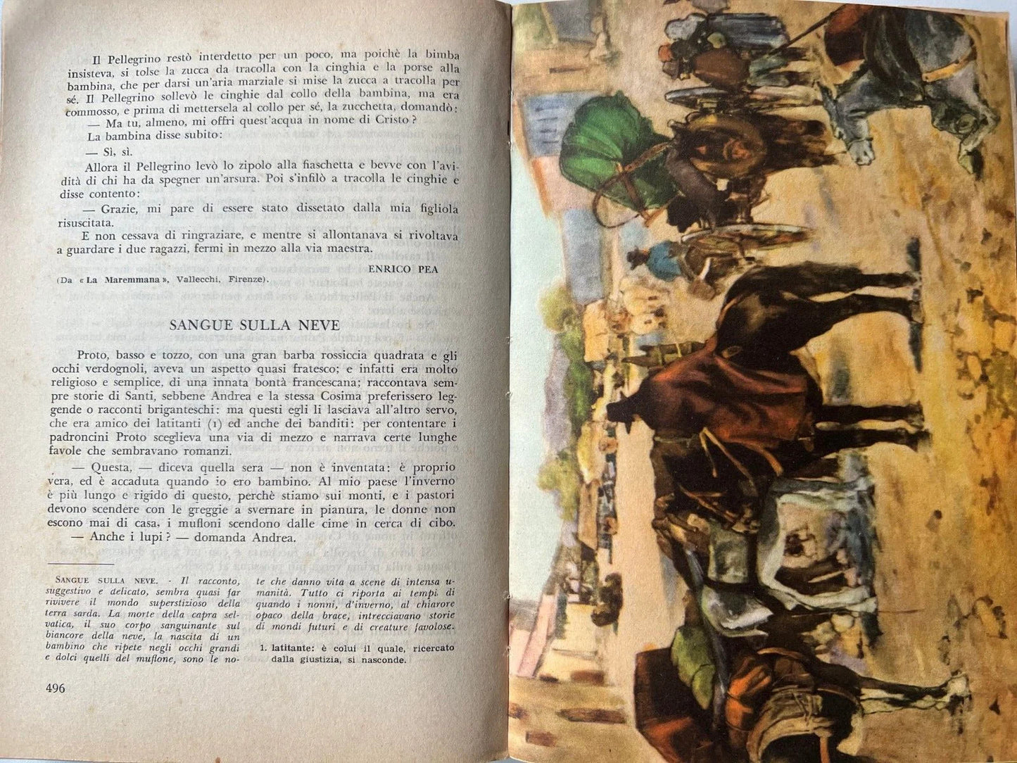 COLLI FIORITI ANTOLOGIA PER LA SCUOLA MEDIA 1955 ILLUSTRATA EDITRICE A. e C.
