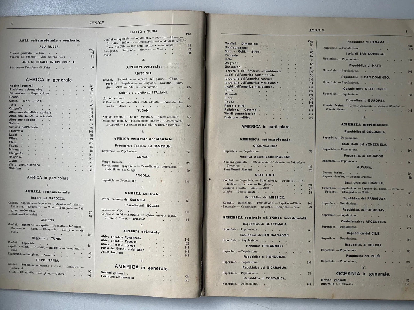 G. CORRADI TESTO ATLANTE DI GEOGRAFIA VOLUME TERZO REMO SANDRON 1911 F. NONNI
