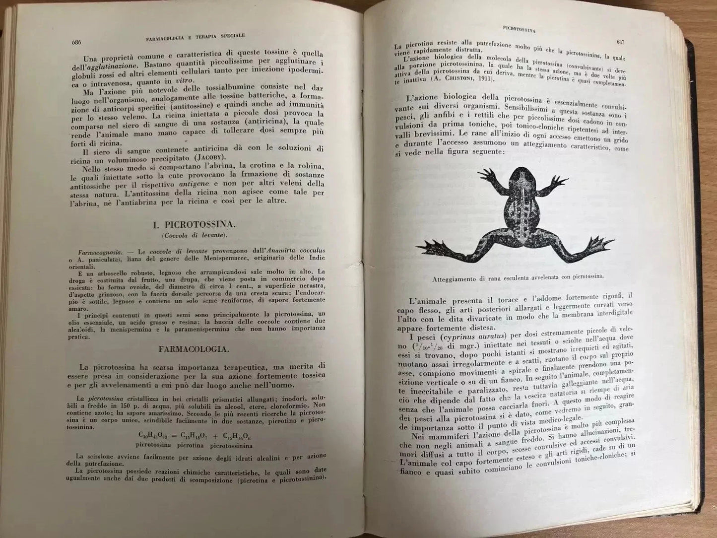 TRATTATO DI FARMACOLOGIA FARMACOGNOSIA - TOSSICOLOGIA - CRENOLOGIA 1935 MARFORI