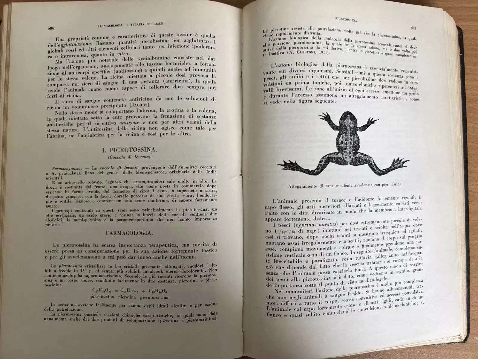 TRATTATO DI FARMACOLOGIA FARMACOGNOSIA - TOSSICOLOGIA - CRENOLOGIA 1935 MARFORI