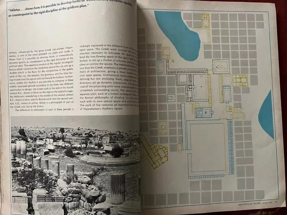 INGEGNERIA ARCHITETTURA RIVISTA ARCHITECTURAL RECORD GENNAIO 1967 N°1 McGRAW HIL