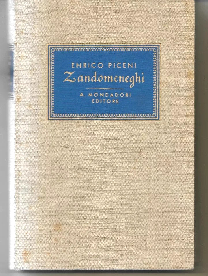 ZANDOMENIGHI DI ENRICO PICENI MONDADORI 1932 I MAESTRI DELLA PITTURA ITALIANA