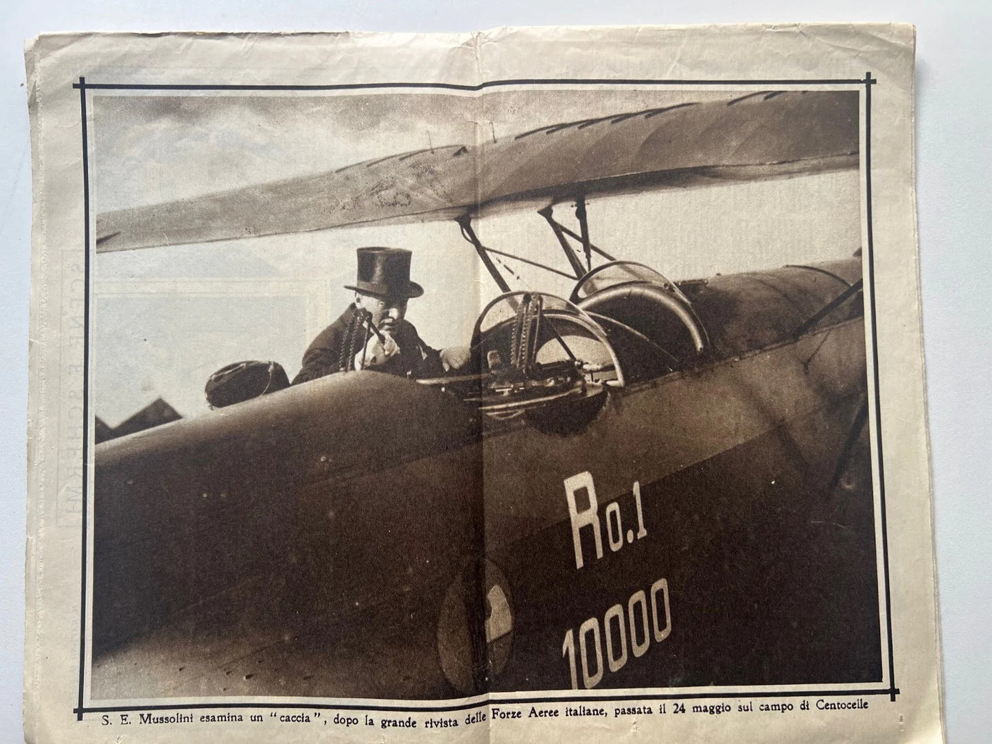 IL MATTINO ILLUSTRATO GIUGNO 1927, LINDBERG, MUSSOLINI, GORIZIA, AVIAZIONE