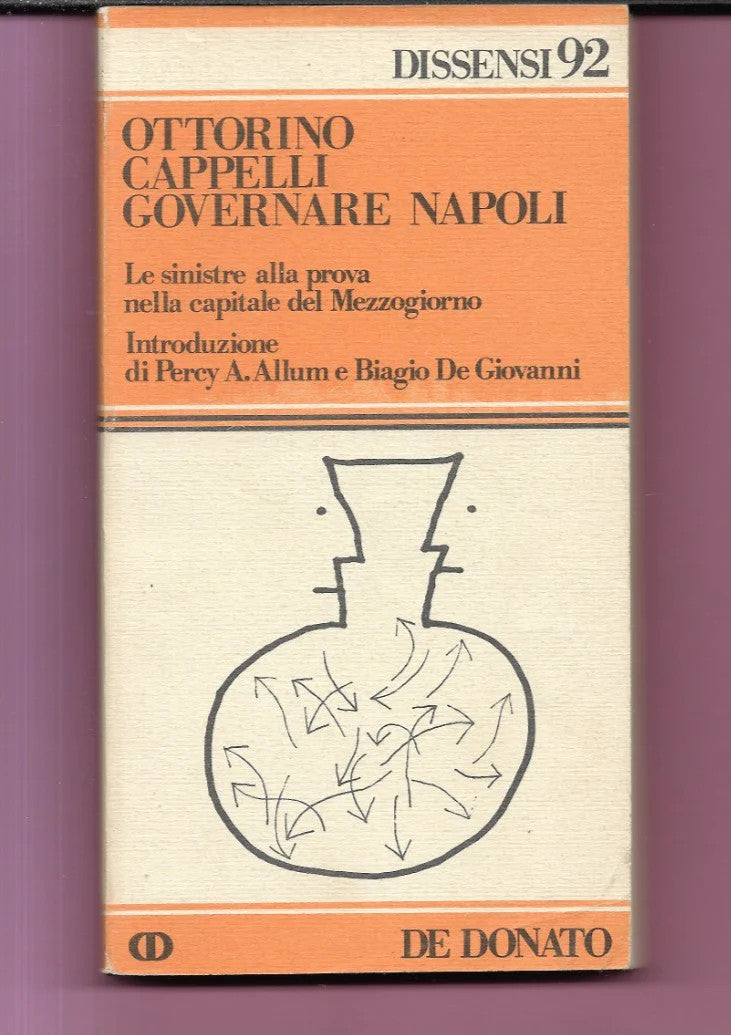 GOVERNARE NAPOLI OTTORINO CAPPELLI 1978 DE DONATO EDITORE