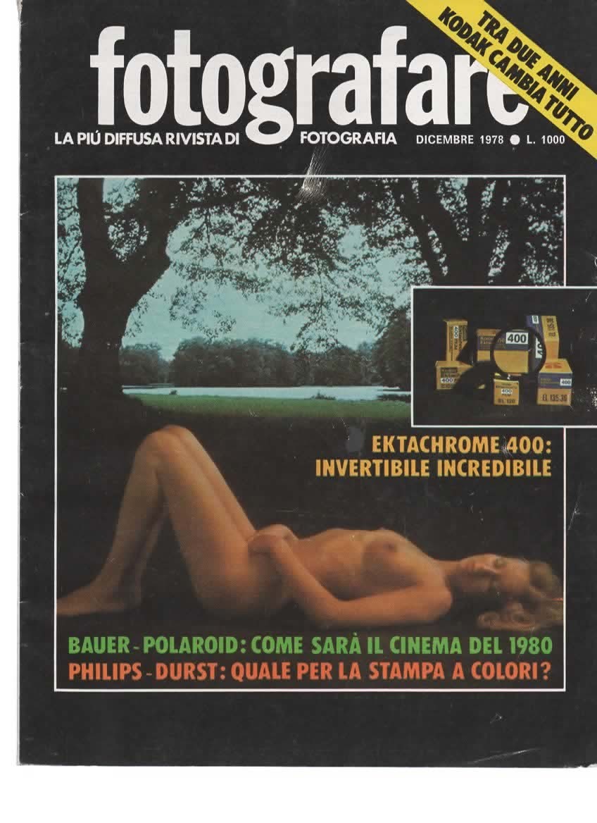 RIVISTA FOTOGRAFARE ANNO VII N 12 DICEMBRE 1978 - SISTEMA REFLEX - CAMERA OSCURA