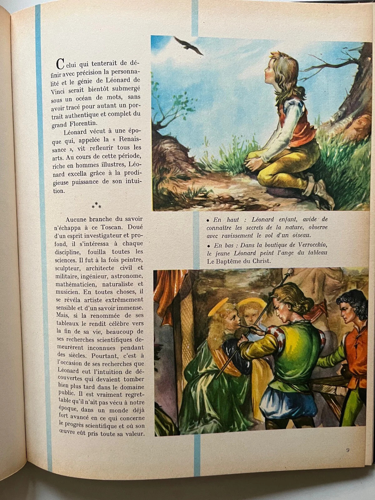 LEONARD DE VINCI HACHETTE 1960 LES ALBUMS ENCYCLOPEDIQUES ILLUSTRATO