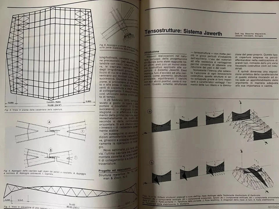 INGEGNERIA ARCHITETTURA RIVISTA ACCIAIO N° 4 , 1971 EDIZIONE ITALIANA, PONTI
