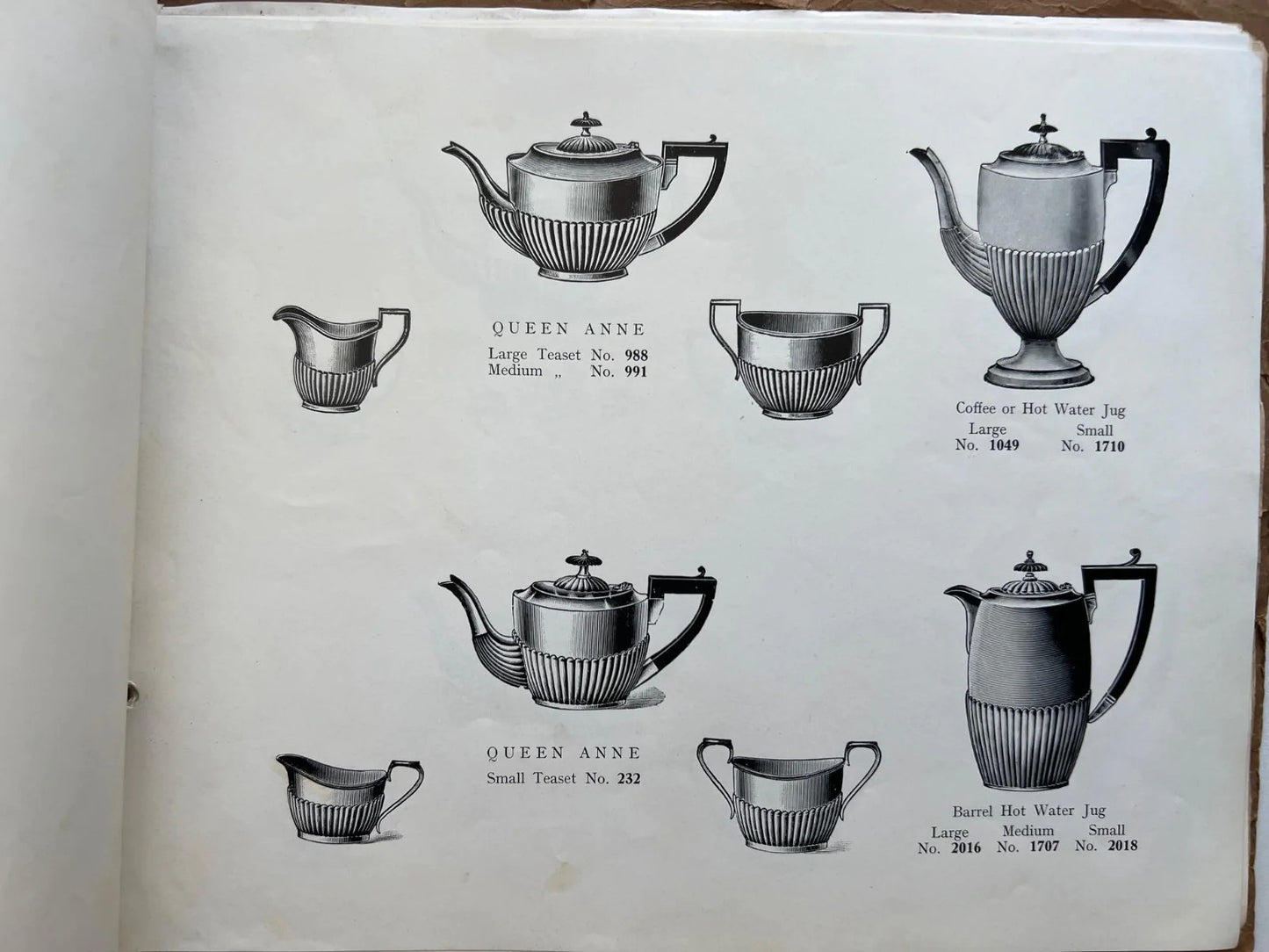 Catalog: Tea Sets, Cigarettes Cases, Brush-Ware, Pierced Goods Birmingham