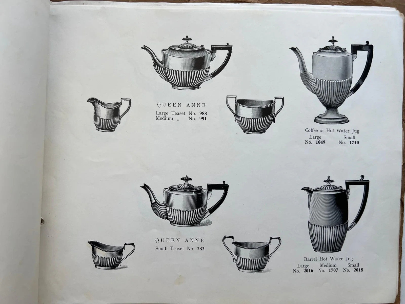 Catalog: Tea Sets, Cigarettes Cases, Brush-Ware, Pierced Goods Birmingham