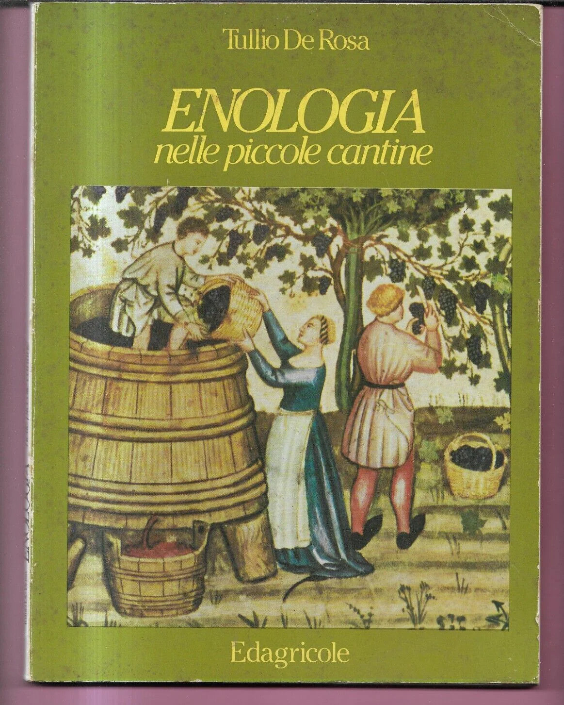 ENOLOGIA NELLE PICCOLE CANTINE TULLIO DE ROSA 1989 EDAGRICOLE