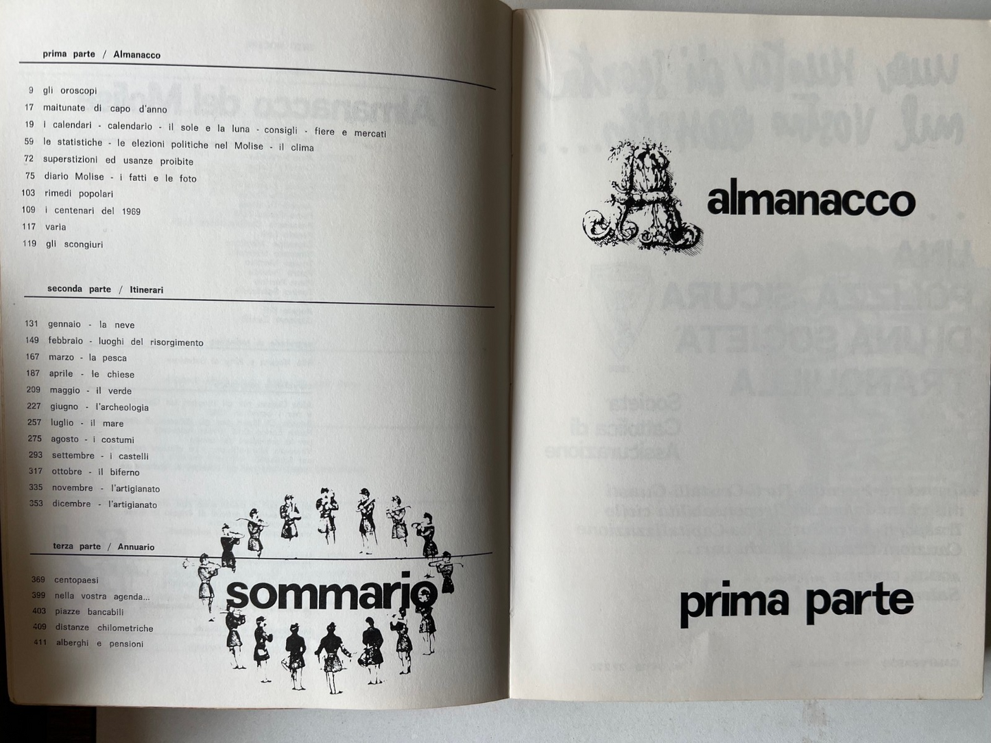 ALMANACCO DEL MOLISE 1969 NOCERA EDITORE ILLUSTRATO