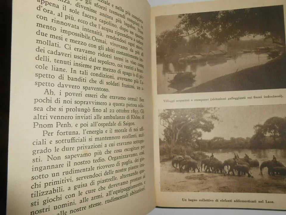 LUCIEN ROUSSEL CACCIA IN INDOCINA MARANGONI 1935 PRIMA EDIZIONE ILLUSTRATO