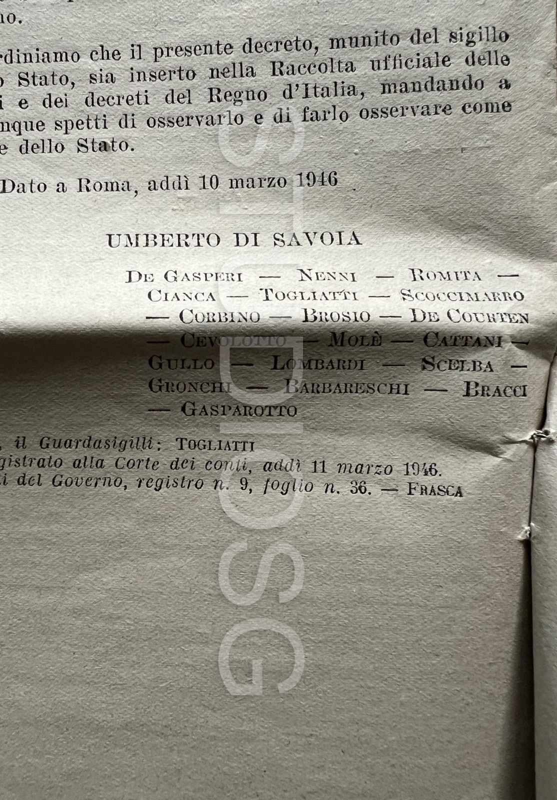 GAZZETTA UFFICIALE 12 MARZO 1946 NORME ELEZIONE DEPUTATI ASSEMBLEA COSTITUENTE