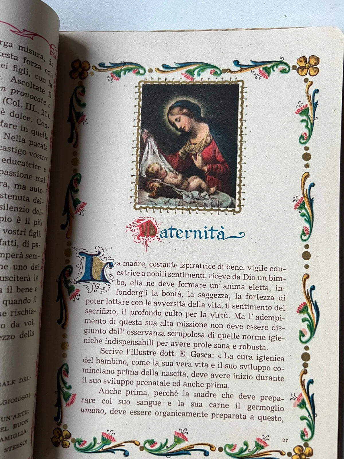 L'Armonia della Vita libro famiglia illustrato Bambini Santi 1947 Editr. Ancora