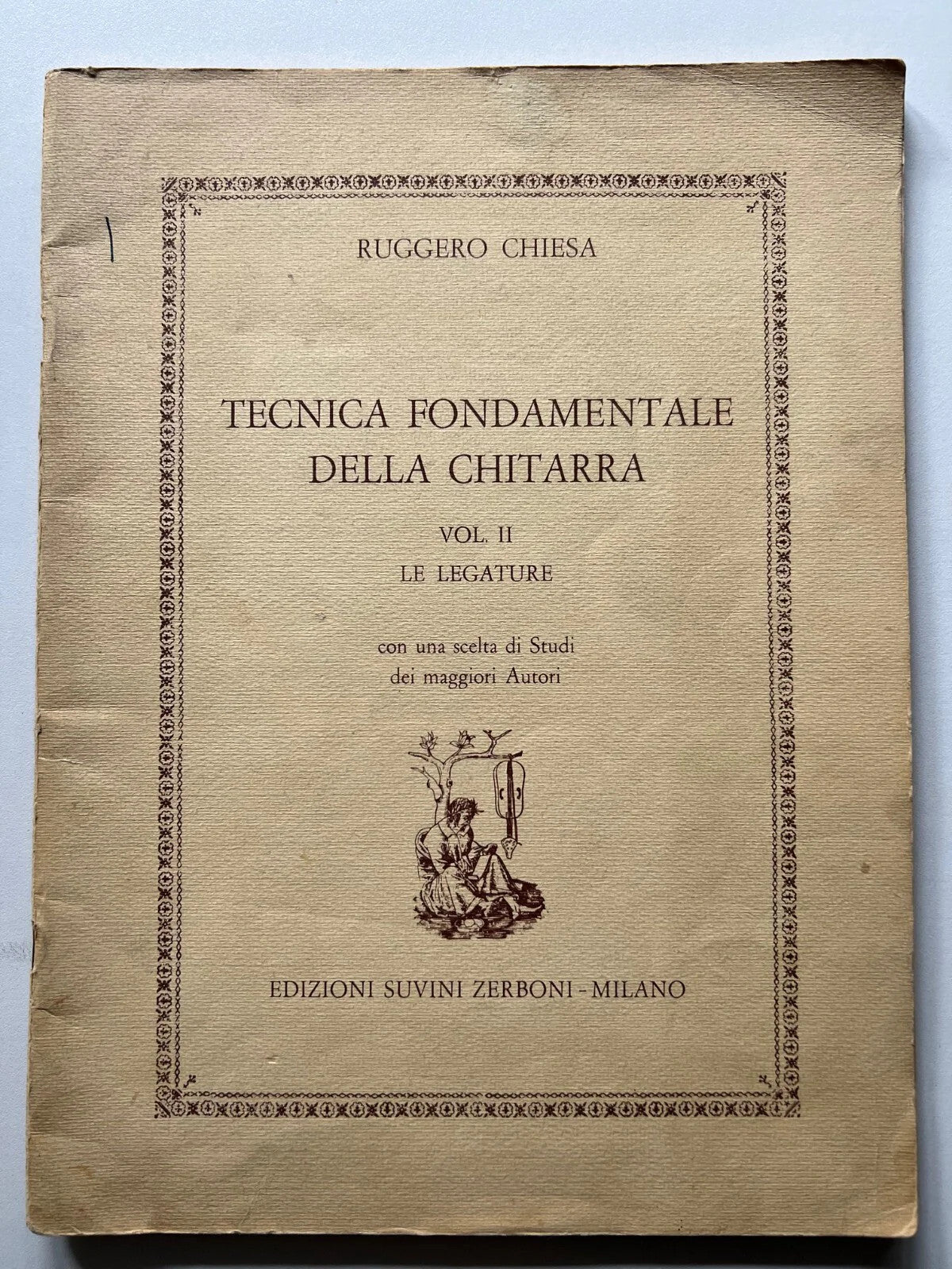 TECNICA FONDAMENTALE DELLA CHITARRA VOL. II LEGATURE RUGGERO CHIESA